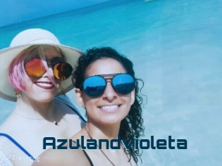 Azulandvioleta