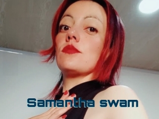 Samantha_swam